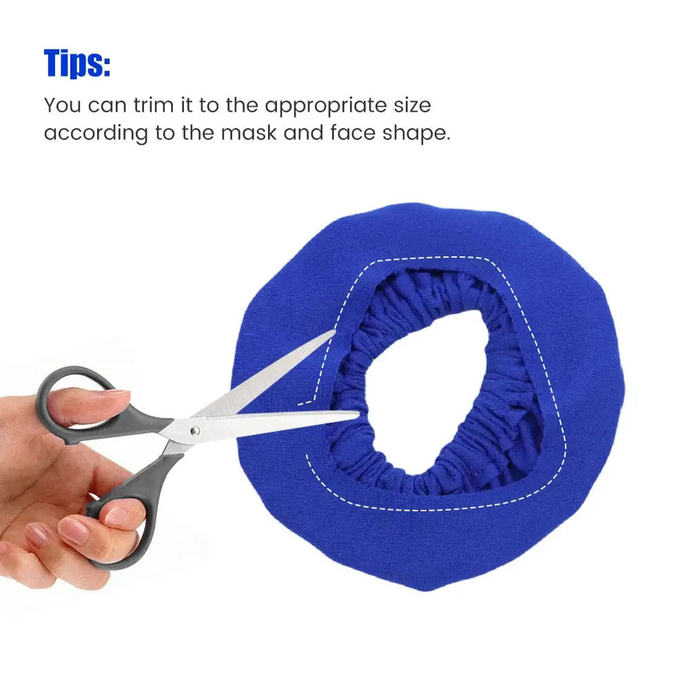 1-20PCS CPAP Mask Liners for Full Face Masks Moisture Wicking Pressure Reducing Comfort Enhancing Washable Cotton Cover Reusable