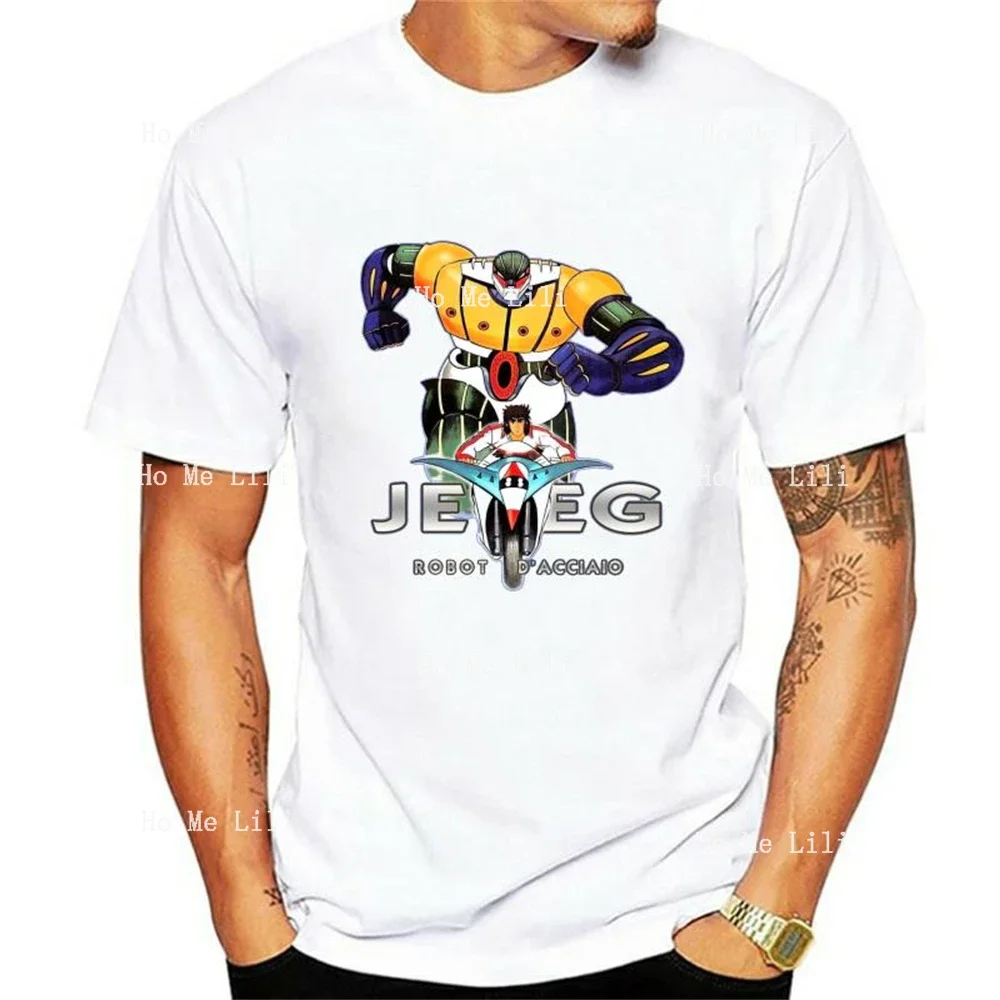 Jeeg Robot D Steel Hiroshi Unisex Custom T-Shirt