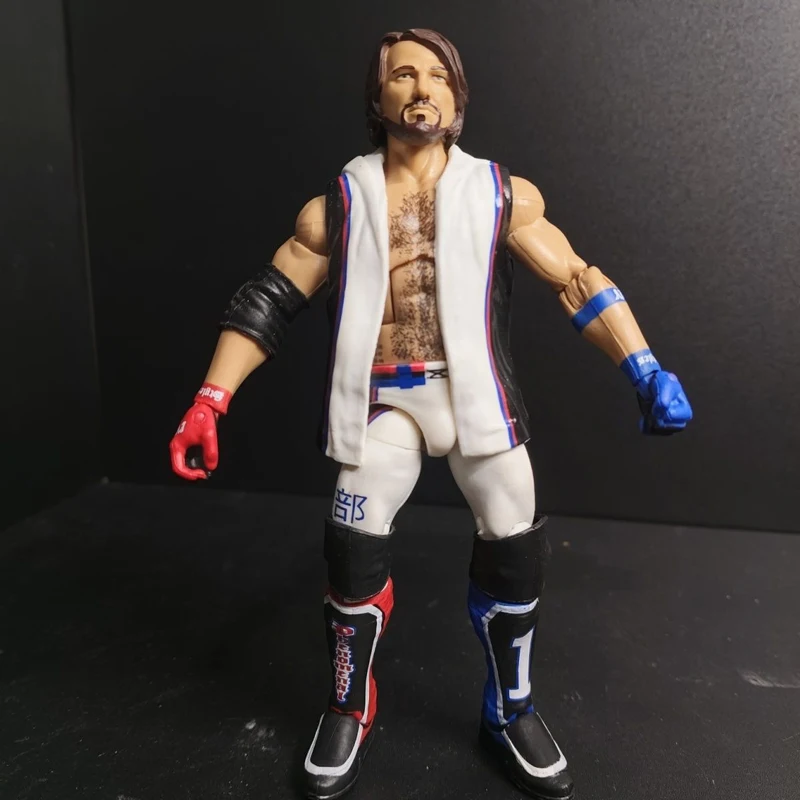 

AJ Styles Elite Collection 6" Action Figure Phenomenal One Wrestling with Entrance Vest Swappable Hands & Articulated Joints