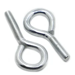 M3 M4 M5 M6 M8 M10 Zinc Plated Carbon Steel Sheep Eye screw Bolt Ring Hook Hanging Ring Screw