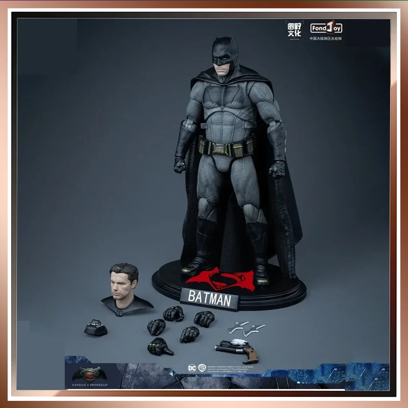 Affleck Batman Figure Batman Movie BVS Light Original Fondjoy Toys Ben  Armor Batman DC Multiverse 7-Inch Movable Figure