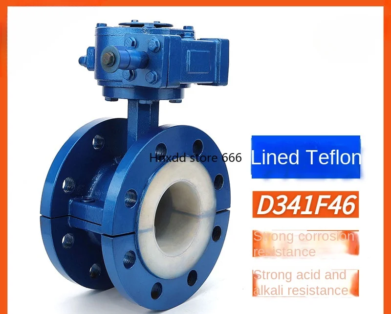 

Клапан-бабочка из литой стали с фторсодержанием кислоты и щелочи устойчив к коррозии и химической антикоррозии