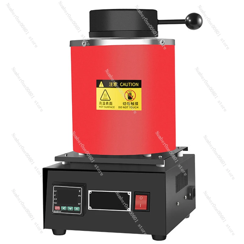 Gold Melting Furnace High Temperature Melting of Gold Silver Copper Aluminum Furnace Graphite Crucible Melting Machine