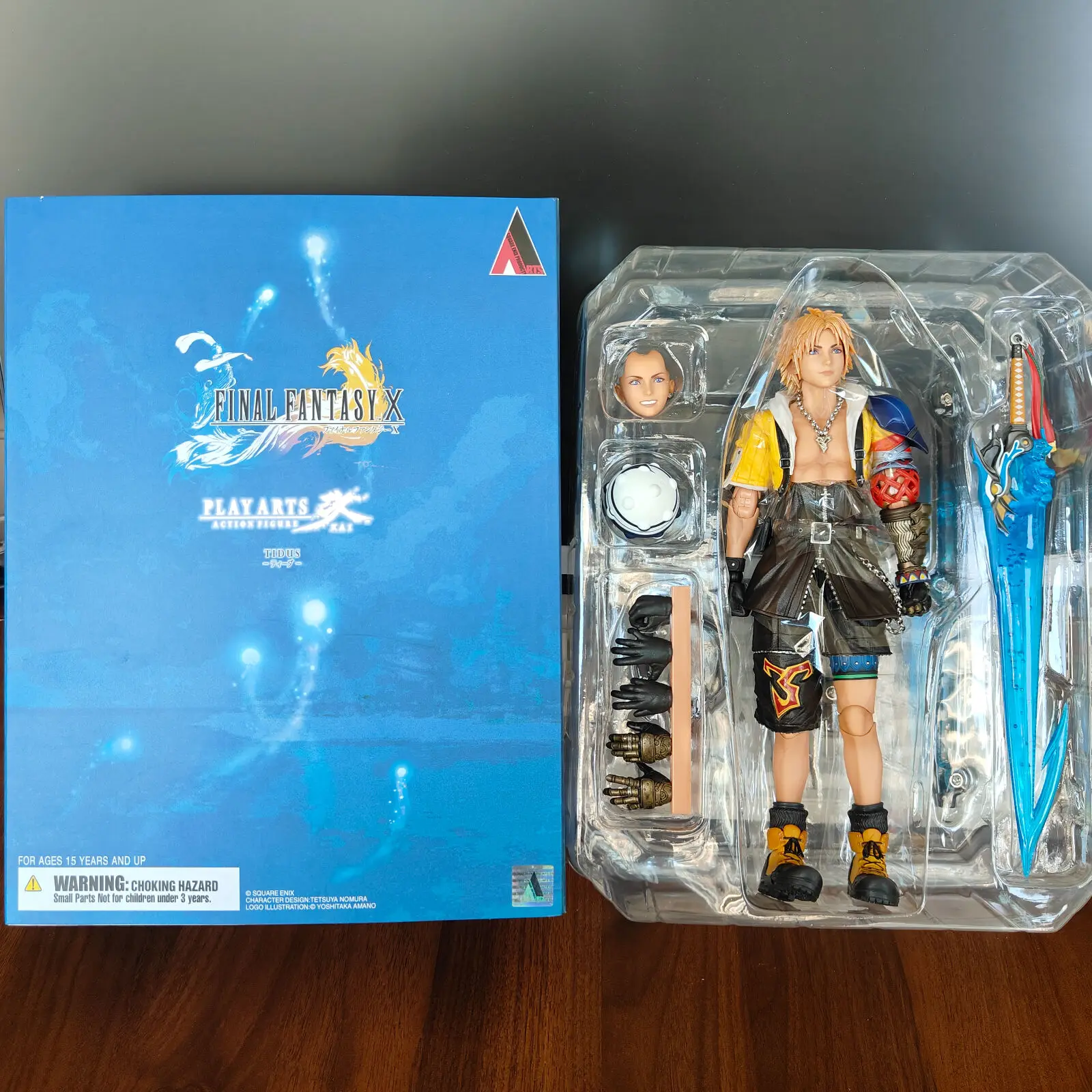 NEW 25CM Anime Play Arts TIDUS Final Fantasy X Pvc Action Figure Collection Model Toys Doll Christmas Gift