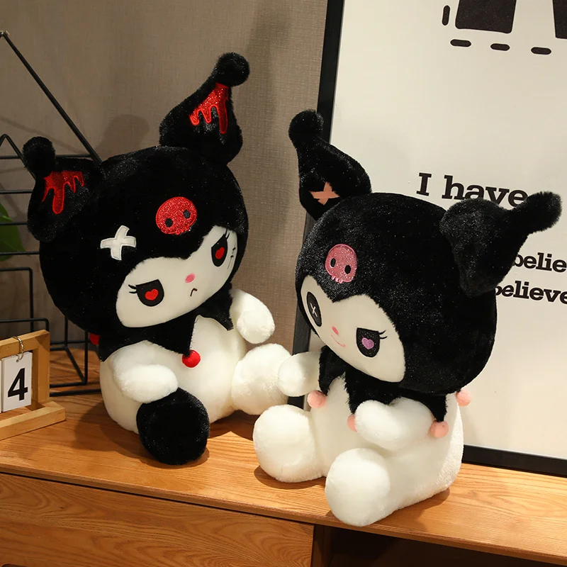 Plushies Darkly Kuromi Plush Dolls Toys Cute Holiday Series Stuffed Animals Plush Toy Pillow Bedroom Decoration Gift