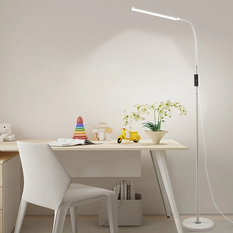 Reading LED floor lamp study modern living room bedroom bedside Adjustable eye protection learning lighting standing lamp