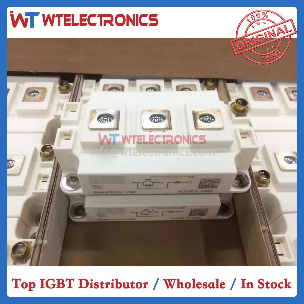 

Genuine SKM400GAL176D IGBT Module SKM400GAL176D