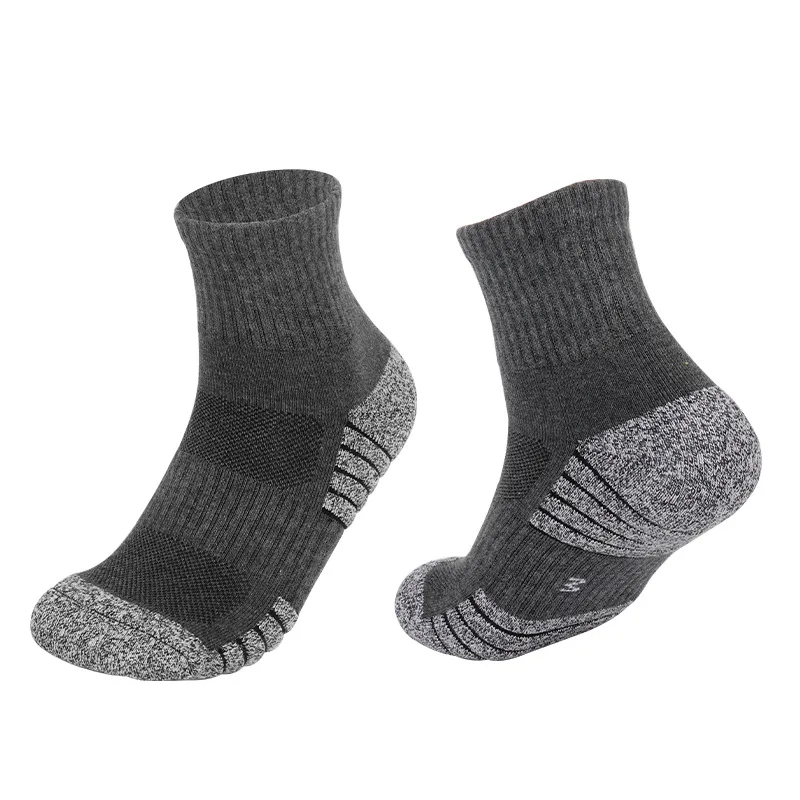 Men Women Cotton Running Socks Thick Towel Bottom Hiking Sports Socks Ankle-In-Tube Tennis Walking Badminton Socks