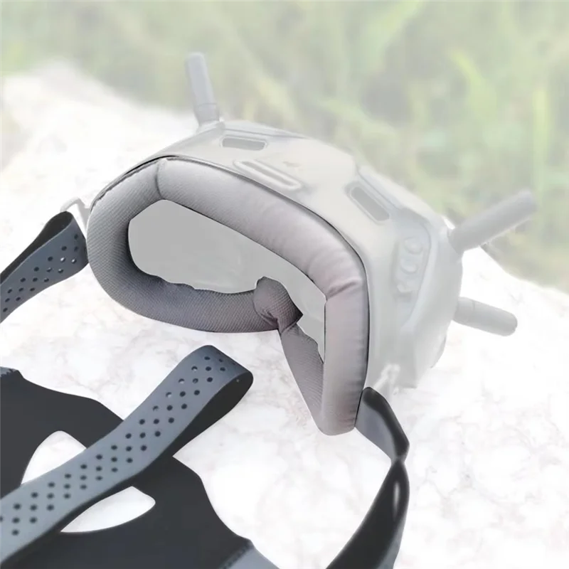 [LXYA68Z!] For DJI FPV Goggles Breathable& Anti-Allergic Replacement Faceplate Eye Pad Black