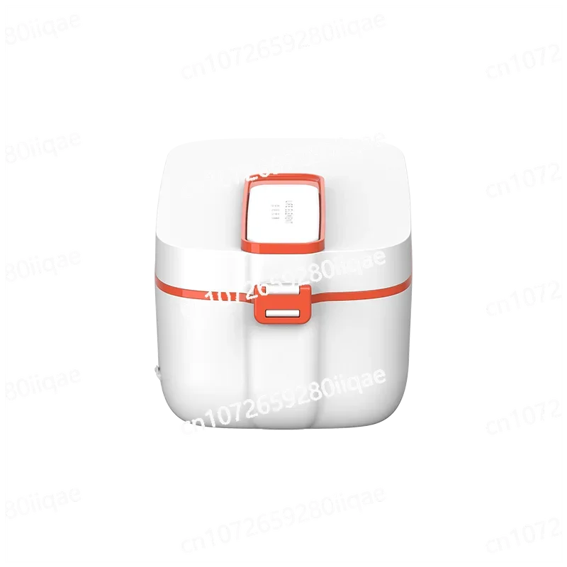 1L Stainless Steel Container Wireless Portable Electric Lunch Box Bento Box Food Warmer PP Plastic 50W 1.0L