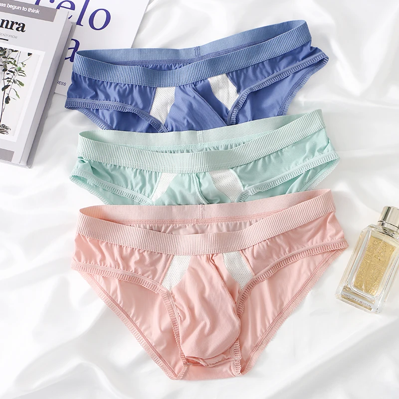 Men Ice Silk Sexy B…