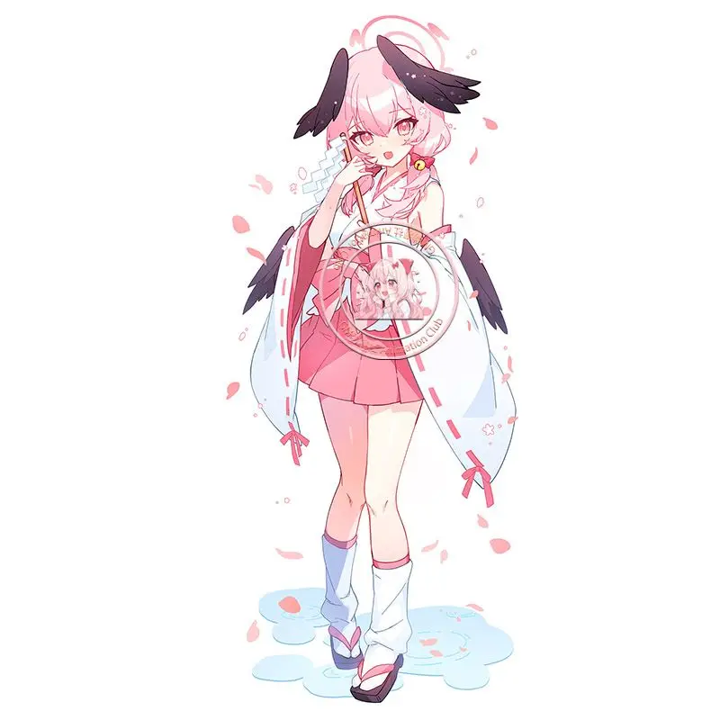 أنيمي الأزرق الأرشيف Shimoe Koharu تأثيري الاكريليك حامل نموذج لوحة الديكور مكتب الشكل عرض المنتج #3