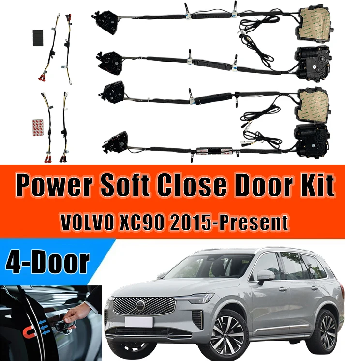 Xcar for VOLVO XC90 2015-Present Car OEM Automatic Soft Close Door Electric Suction Kit Auto Power Closing