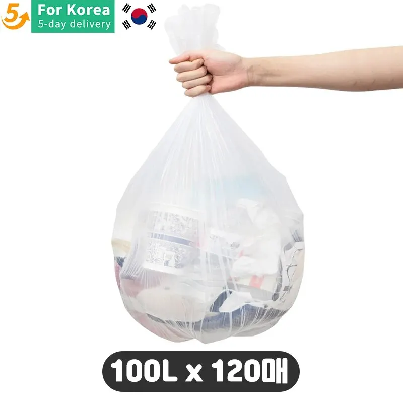 100L Disposable Household Garbage Bag Thickened Trash Bags Kitchen Tools