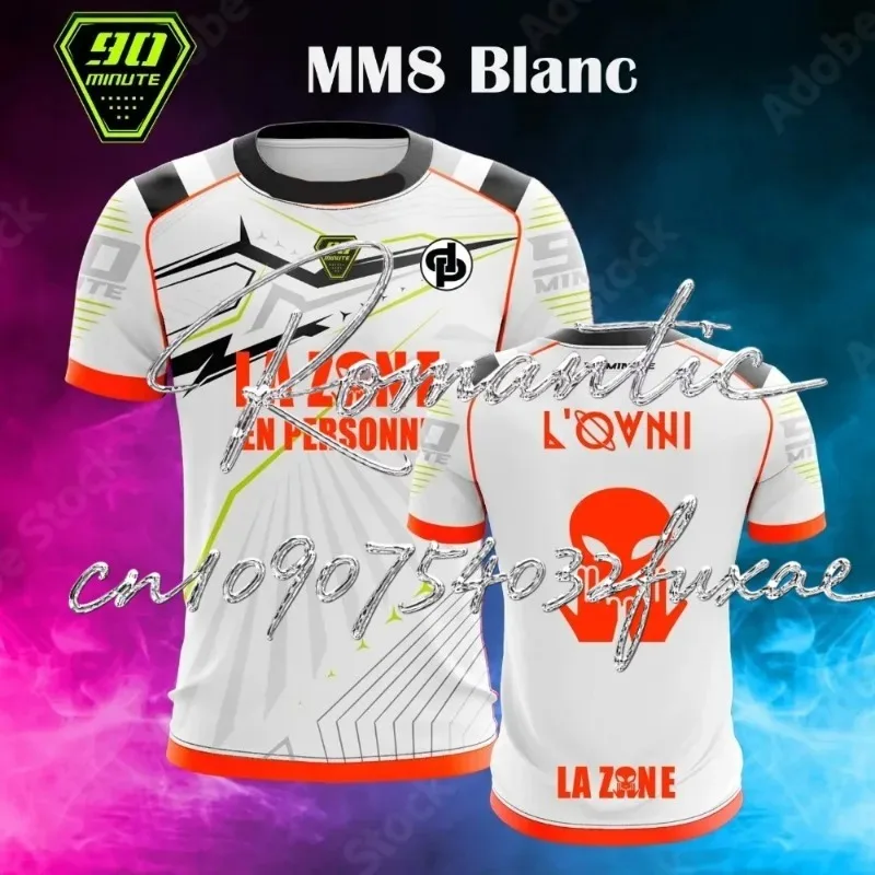 New Motorcycle Series Short Sleeved Round Neck Casual 3D Printed T-shirt with Quick Drying Top for Car Wear