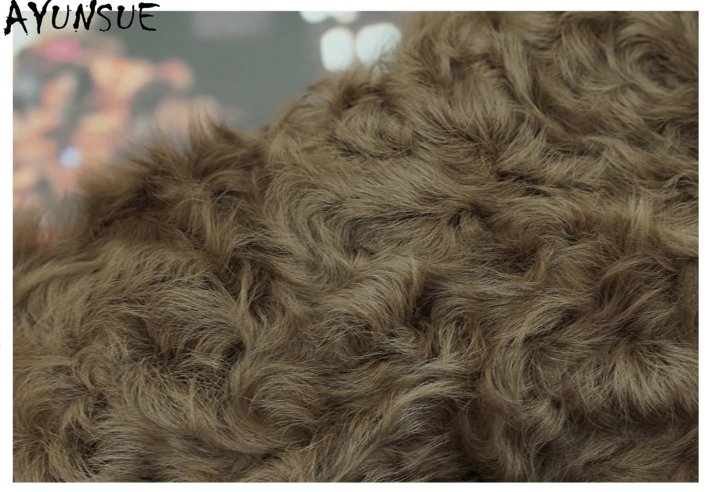 سترة من الجلد الطبيعي للنساء من AYUNSUE معاطف من فرو من جلد الغنم الطبيعي ملابس شتوية دافئة من صوف الضأن للسيدات موضة 2025 شُبانا Жenskয়া