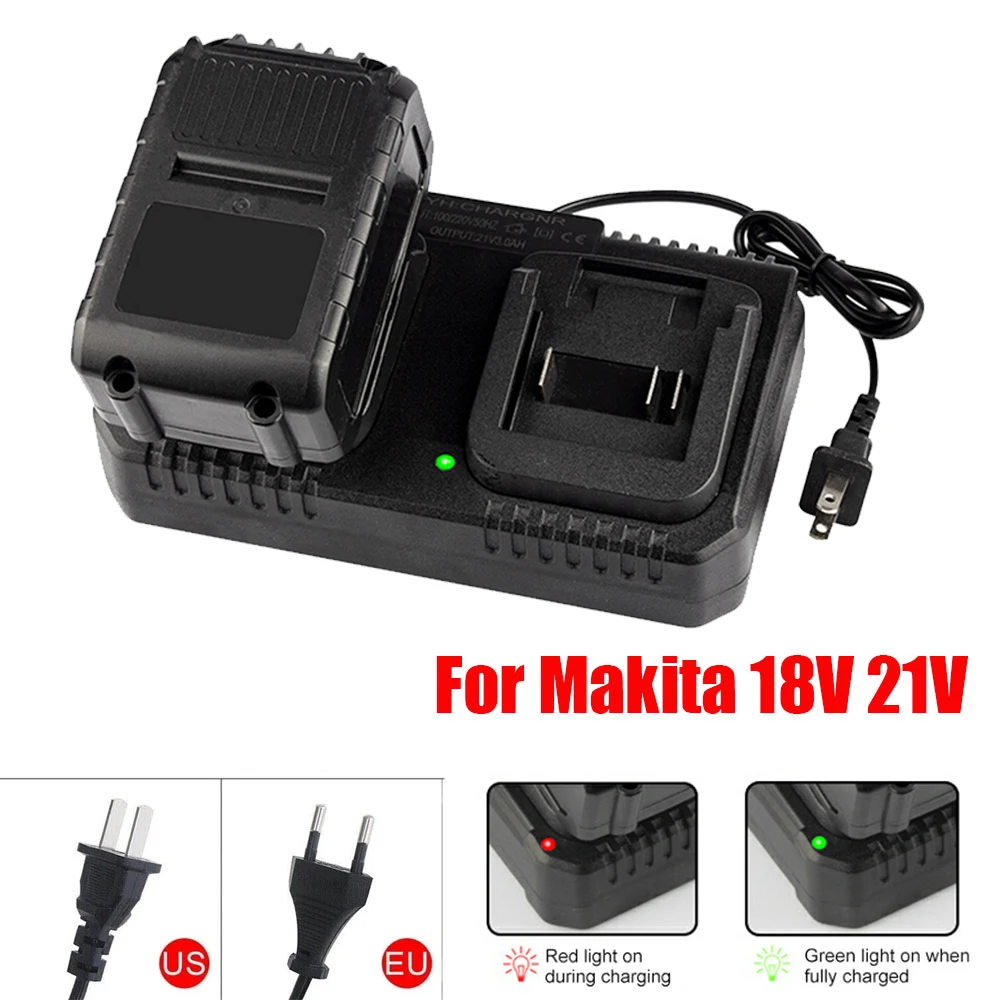 

Двухпортовое зарядное устройство для литий-ионного аккумулятора Makita 18 В BL1830 для Hong Song FoGo Lomvum ZhiPu JiangMi Jinlujiao LMlava