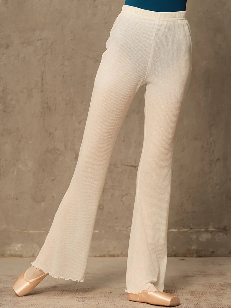 Erwachsene Ballett Tanz Hosen frauen Gymnastik Anzug Hosen Sommer Dünne Latin Dance Ausgestelltes Hosen Ballett Lange Hosen