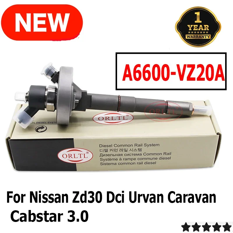 Favorable New Injector A6600-VZ20A A6600VZ20A Common Rail Nozzle A6600 VZ20A for Nissan Zd30 Dci Urvan Caravan Cabstar 3.0