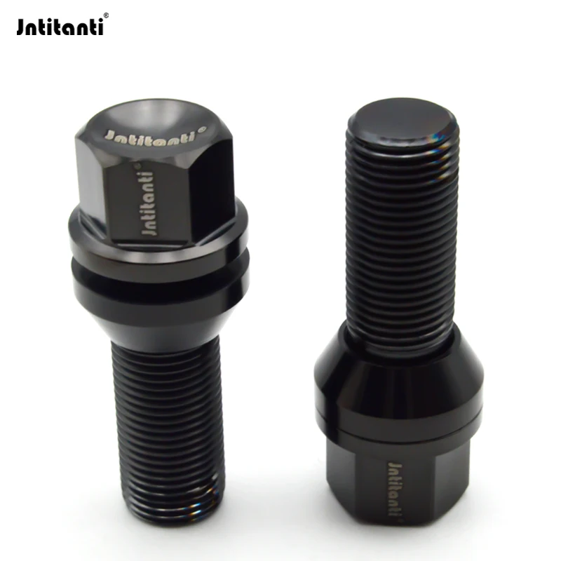 

Jntitanti 17 мм шестигранная вогнутая головка с плавающим конусным сиденьем Gr.5 Титановый колесный болт M12x1,25 для колес французских итальянских автомобилей