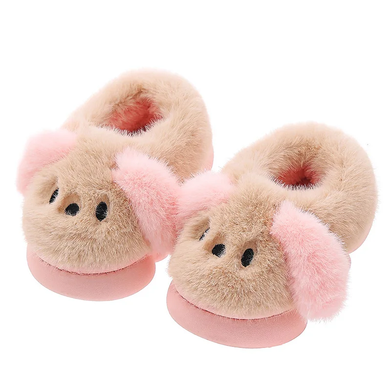 ute pantofole in cotone per bambini pantofole in peluche per ragazze pantofole in pelliccia calda per la casa per interni pantofole in cotone per bambini per ragazze carine dei cartoni animati