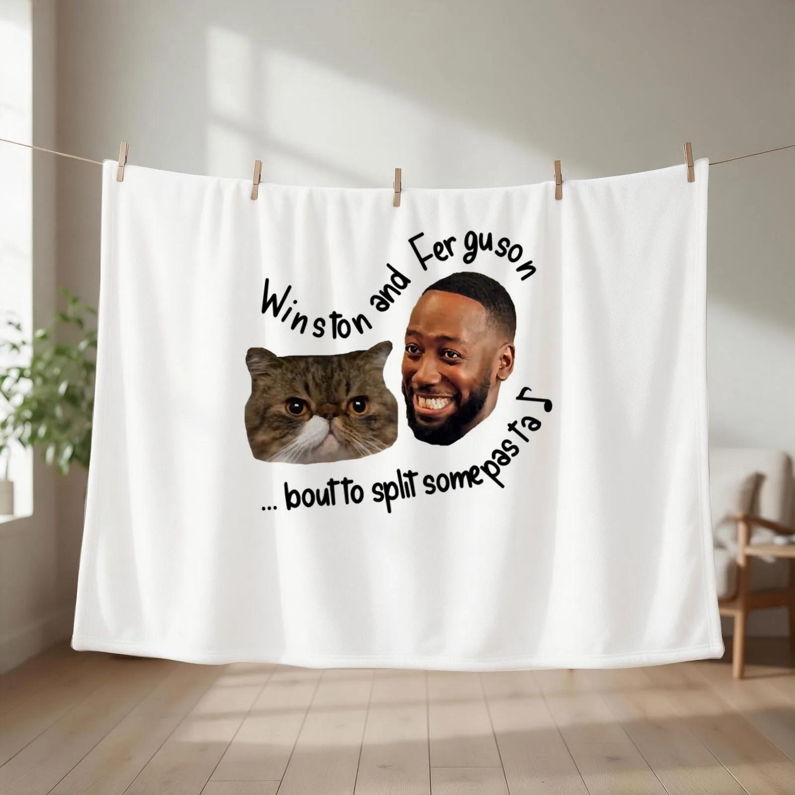Music Retro New Girl Winston And Ferguson Gifts Music Fans Throw Blanket blankets ands Baby manga Bed covers Blankets