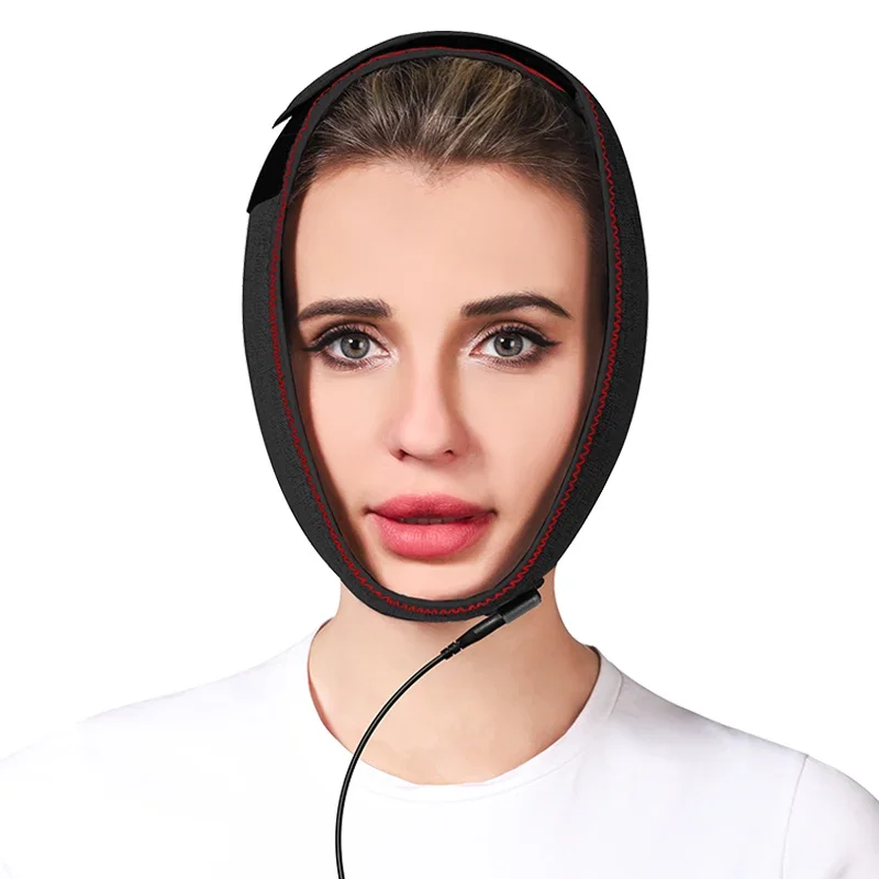 Electric Heating Pad with 3 Heat and Time Settings for Face Jaw Chin Wisdom Face Heating Wrap for TMJ Jaw Relief