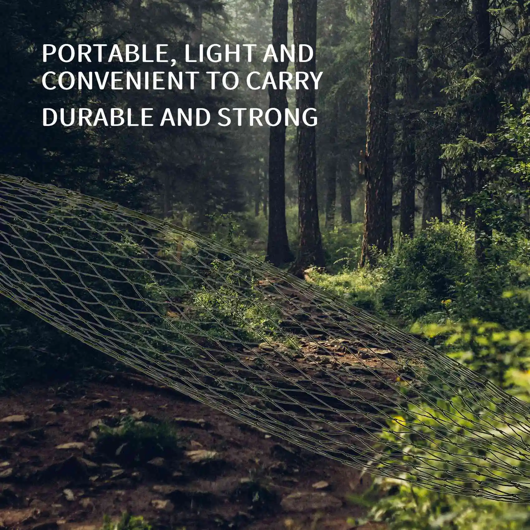 أرجوحة رياضية خارجية محمولة M87K، أرجوحة شبكية للتخييم في الهواء الطلق لحديقة الشاطئ والسفر والحديقة وسرير معلق