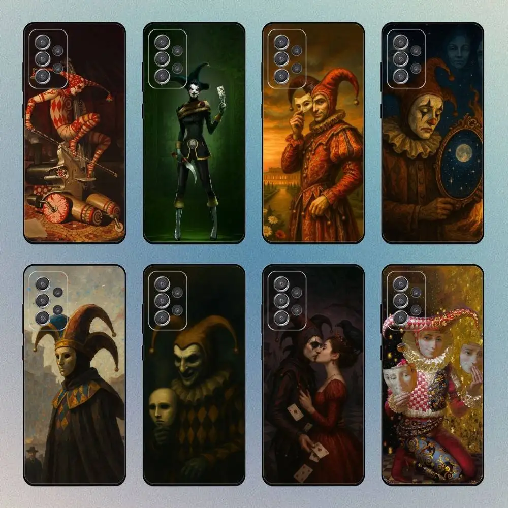 

joker art Phone Case For Samsung Galaxy S25,S24,S21,S22,S23,S30,With Bracket Cover