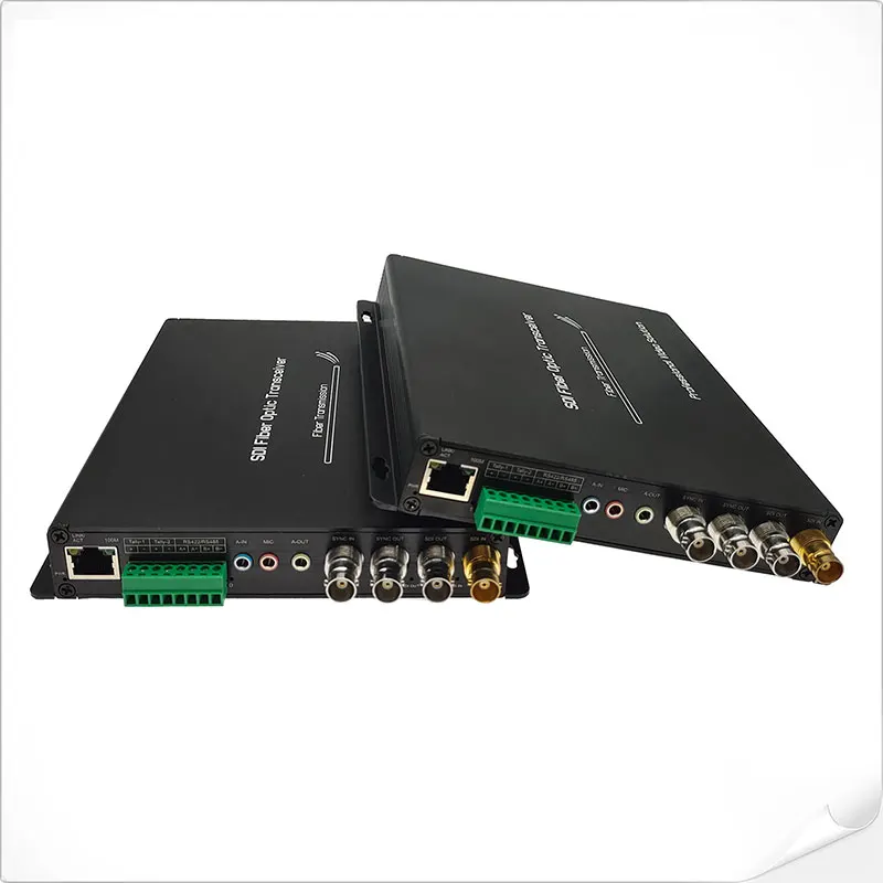 

1CH BIDI 3G-SDI Fiber Converter with 2CH Analog Audio, 1CH BIDI RS422, 1CH 100M RJ45, 1CH Tally, 1CH Tri-level Sync, LC, 20KM