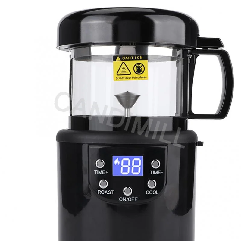 1400W Casa Torrefazione Caffè Elettrico Mini Senza Fumo Chicchi di Caffè Cottura Macchina Per Torrefazione 220V Funzionamento Semplice In Acciaio Inox