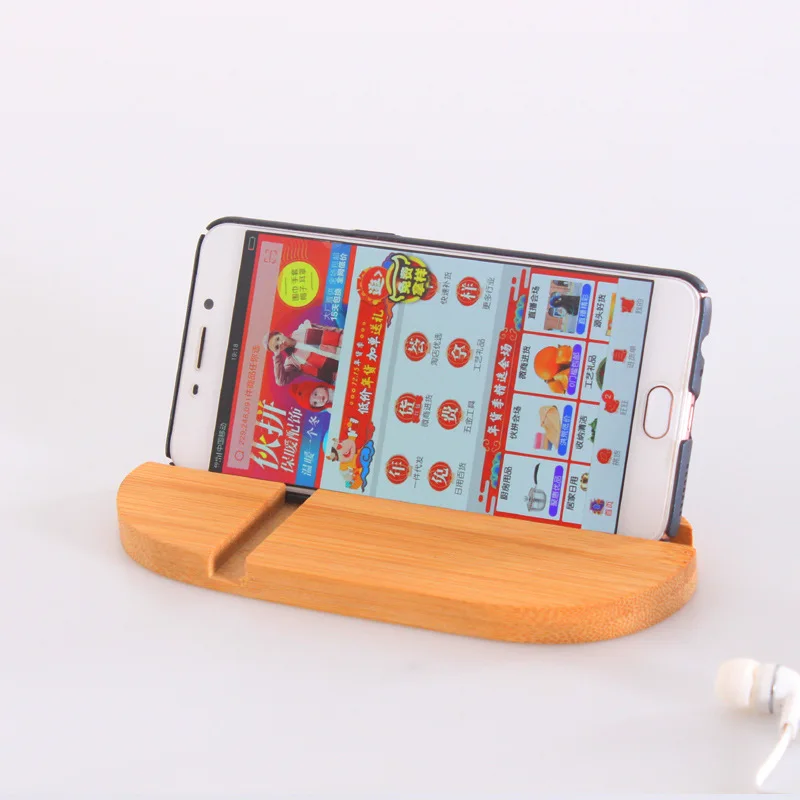Новинка, держатель для телефона, универсальный держатель для телефона, бамбуковый деревянный стол, Защита окружающей среды