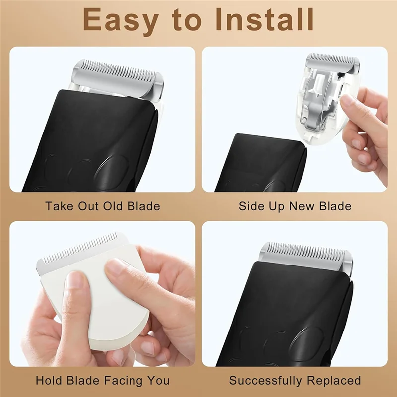 B25B لقص شعر الفول السوداني Wahl 2068-300 شفرة بديلة سهلة التركيب، شفرة بيضاء لقص الفول السوداني