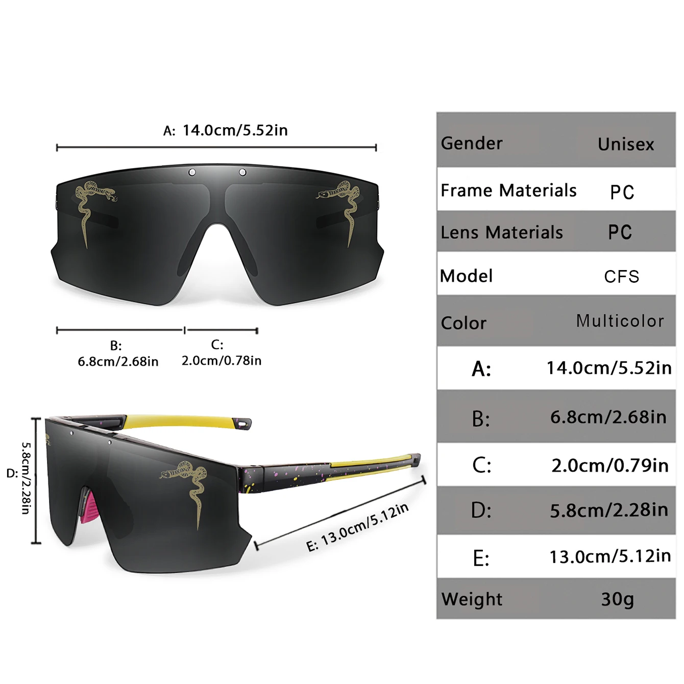 Occhiali da Sole Unisex alla M - Mountain Biking Glasses recensione e prezzo