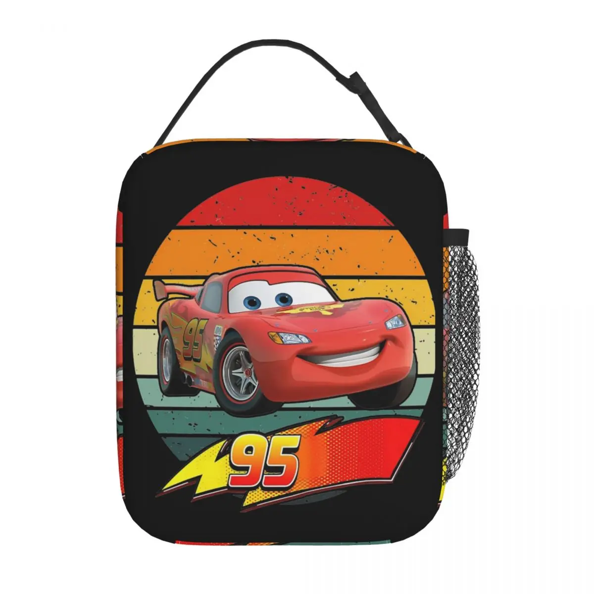 Lightning Mcqueen Racing Cars borse per il pranzo isolate contenitore per il pranzo termico grande Lunch Box Tote Bento Pouch Work Travel