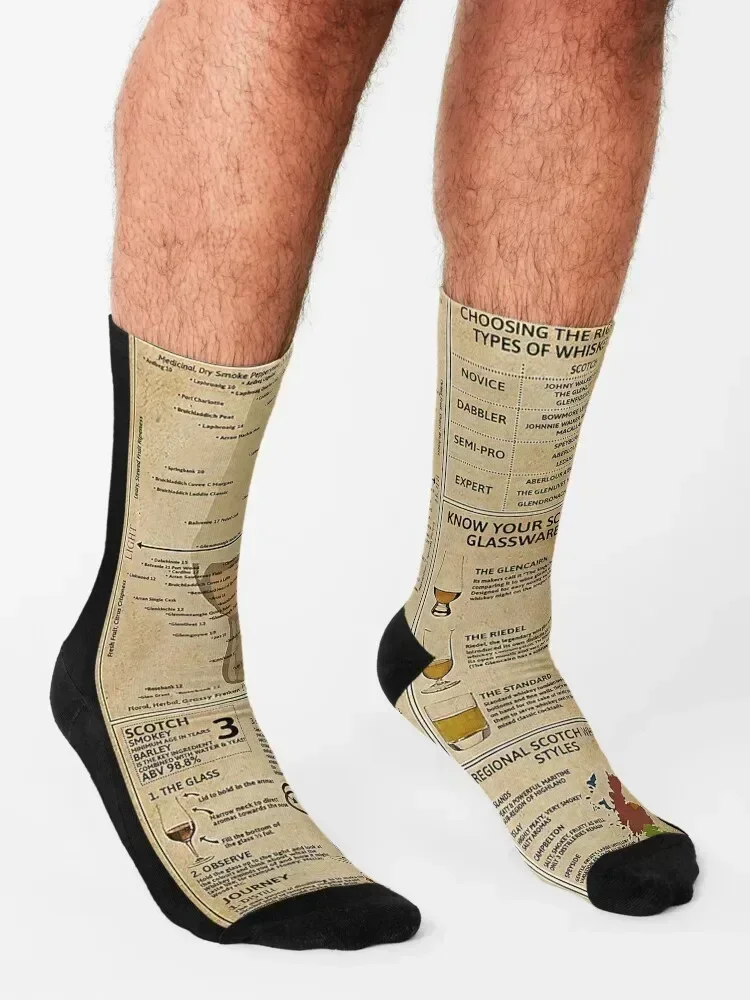 سكوتش تذوق المعرفة الجوارب كروسفيت بارد مصمم العلامة التجارية الشتاء الجوارب الرجال النساء