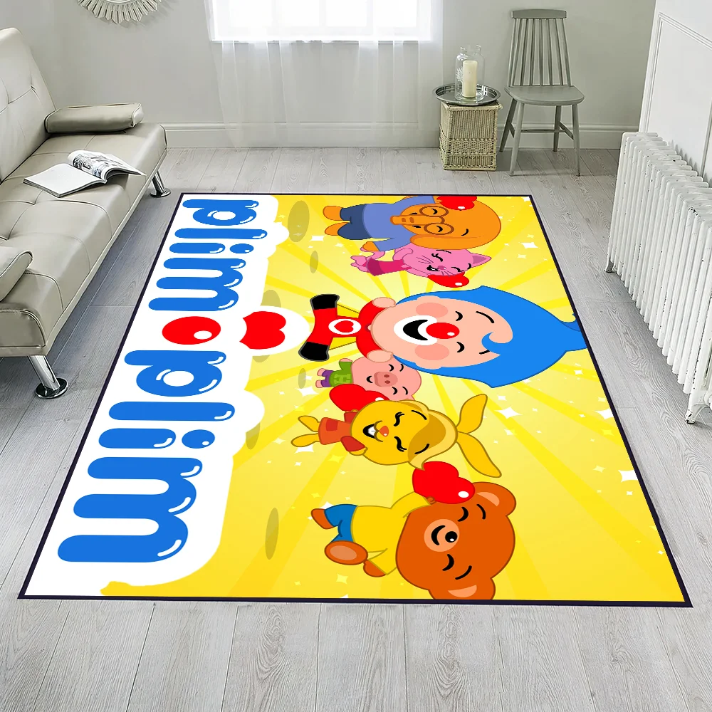 

Cartoon P-Plim P-Plim Cute Door Mat Entrance Non-slip Washable Kitchen Carpet Living Room Hallway Rug Bathroom Decoration