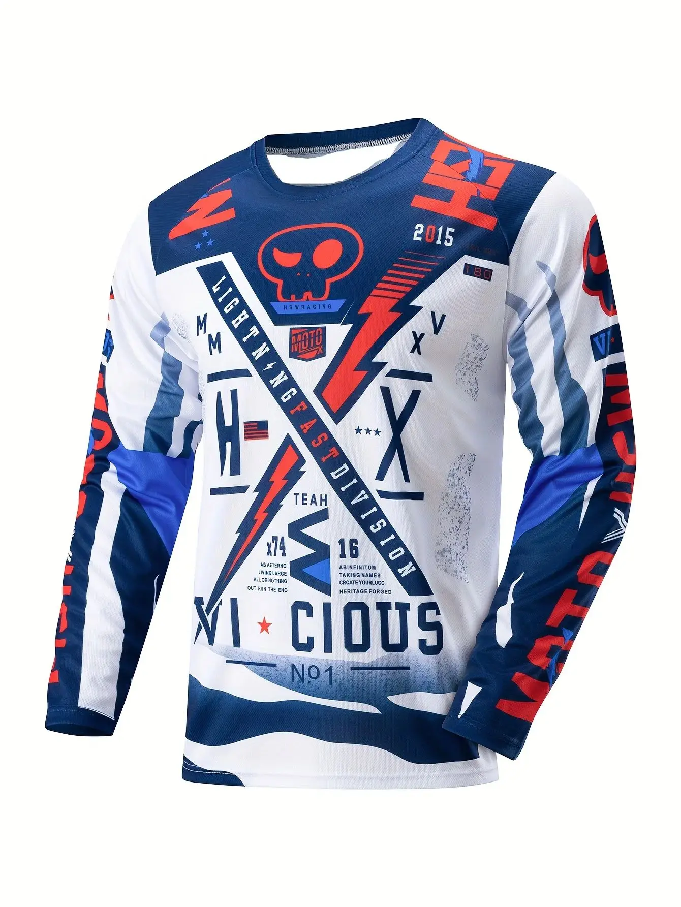 TEENAGER MEN'S MOUNTAIN BIKING LONG-SLEEVED T-SHIRT, BREATHABLE AND QUICK-DRYING OUTDOOR SPORTSWEAR SUITABLE FOR ALL SEASONS