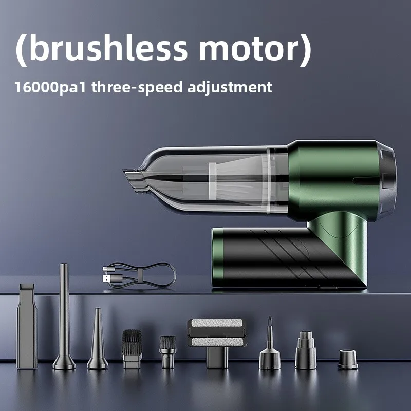 

Беспроводной автомобильный пылесос, бесщеточный, большой всасывающий, надувной вентилятор, небольшой ручной пылесос, высокая мощность