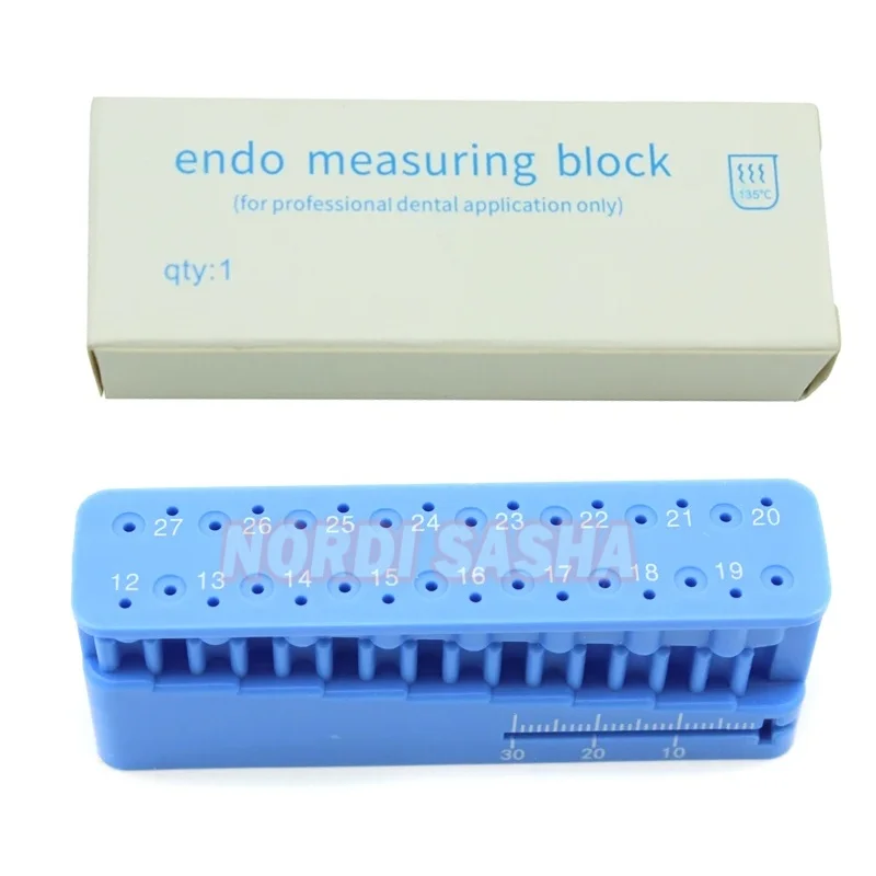 

2 шт. автоклавируемые стоматологические эндо-блоки-линейки, инструмент для стоматологов, измерительное оборудование, мини-измерительные блоки-инструменты