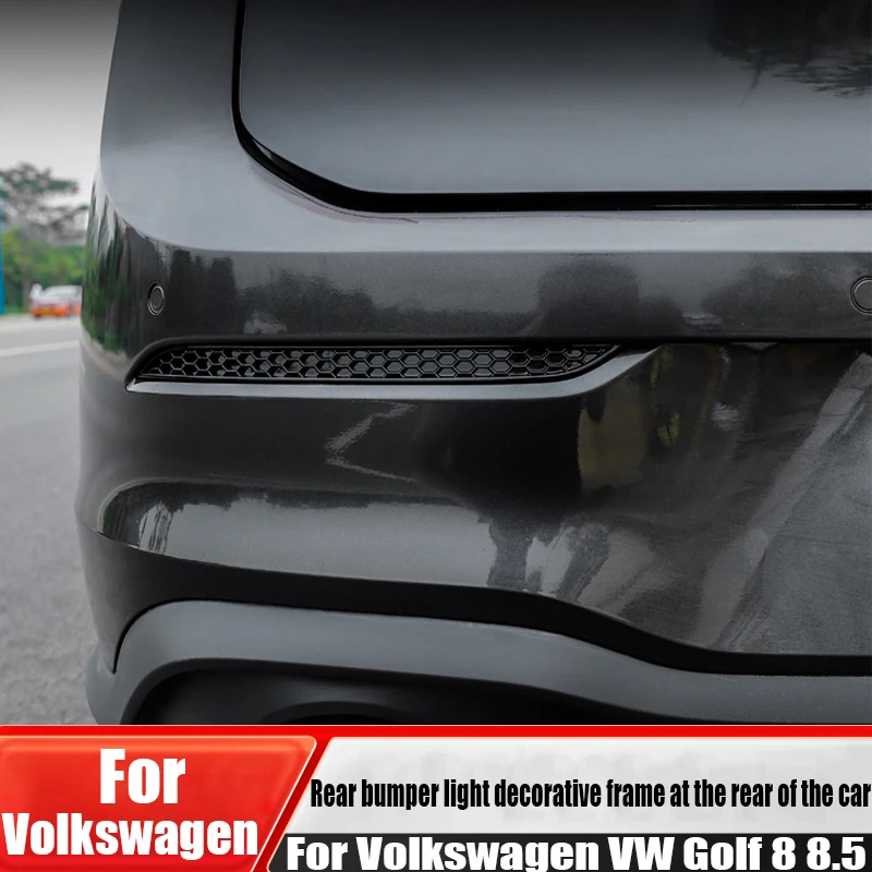 

For Volkswagen VW Golf 8 8.5 rear bumper light fog light decorative frame modification car exterior decoration accessories