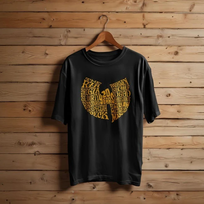Bestseller Wu-Tang Clan T-Shirt für Männer und Frauen Übergroßes Vintage T-Shirt Y2K Harajuku Hip-Hop Punk T-Shirt Hip-Hop Streetwear T-Shirt – Detail 4