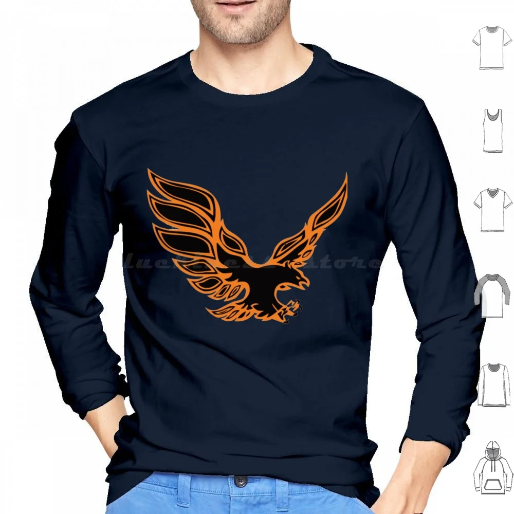 Trans-Am Hoodie cotton Long Sleeve Trans Am Automobile Sport Antique Popular Logo Eagle Orange And Black