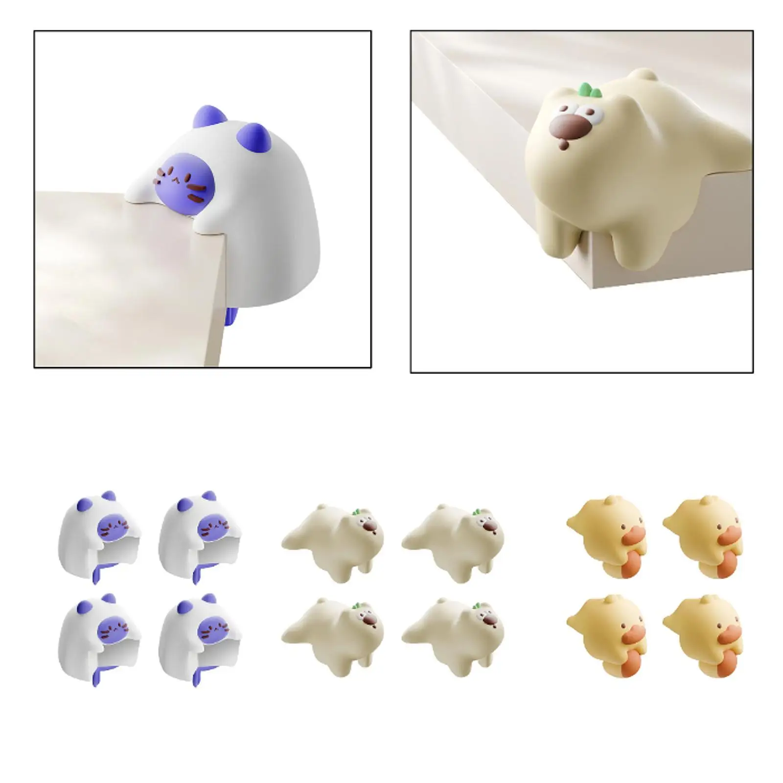 

4Pcs Corner Protectors Corner Cushions Table Corner Guards for Baby Proofing