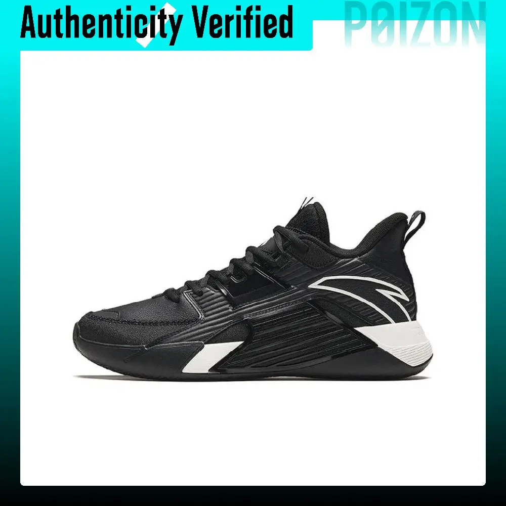 Anta 3 Low top Basketball Shoes Men's Black 112341604-3