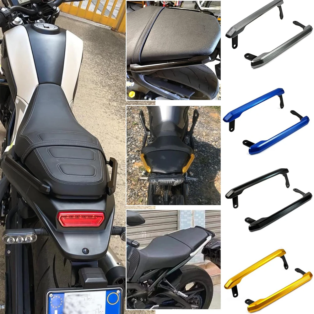 for Yamaha MT09 Seat Grab Bar Hand Grip Handle Rail Moto Rear Pillion For MT-09 MT FZ 09 FZ09 Accessories 13 14 15 16 17 18 2019