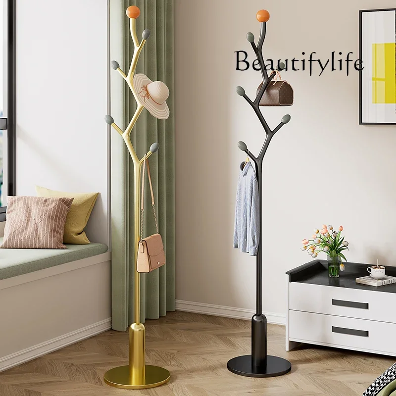 

JY Smart Home Balcony Nordic Clothes Rack Pretty House Nordic Organizer Clothes Hangers Standing Designer Wieszaki Na Ubranie Ho