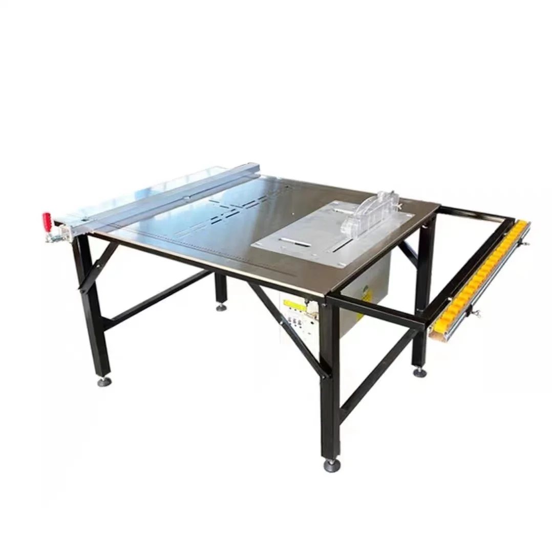 Portable sliding panel saw Mini precision and folding table   for mdf board  blade