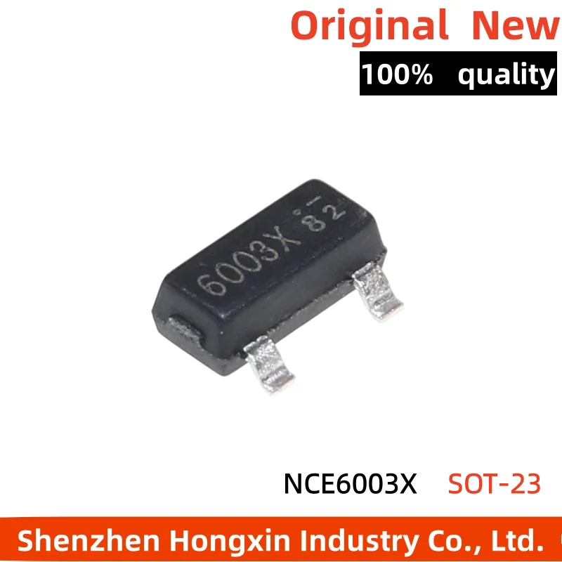 

100 pieces of NCE6003X SOT-23 60V/3A N-channel MOSFET chips