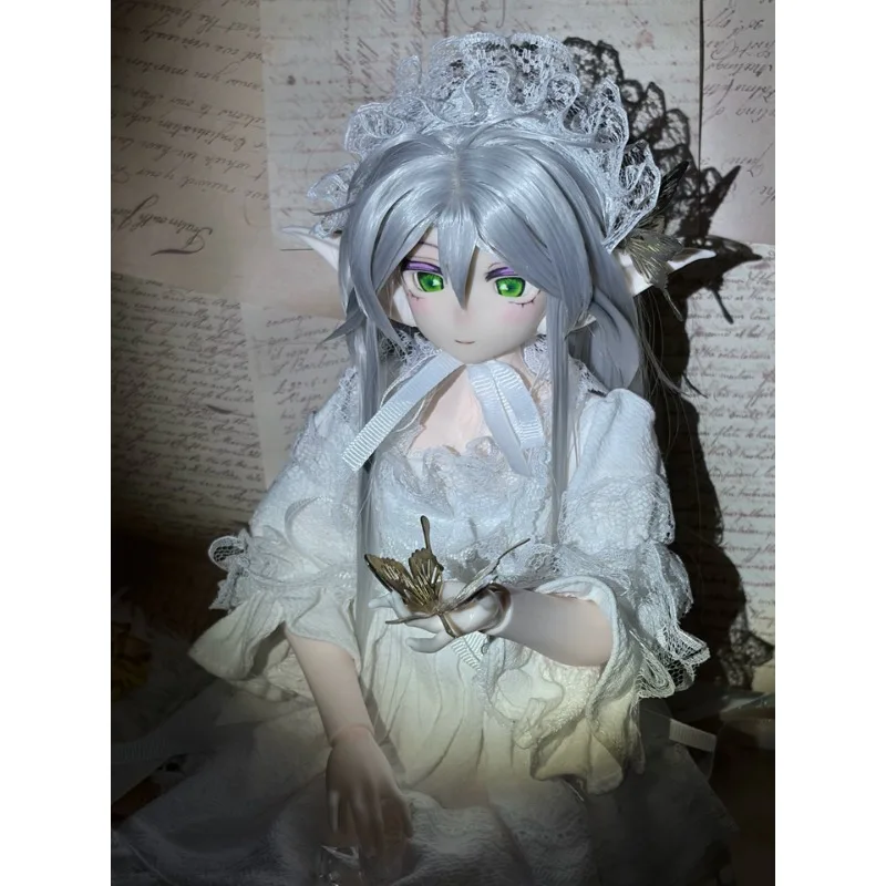 

BJD Doll Wig Soft Silk Hair Long High Temperature Fiber Straight Hair Model for 1/3 1/4 1/6 Scale Bjd Dolls DIY Doll Accessories